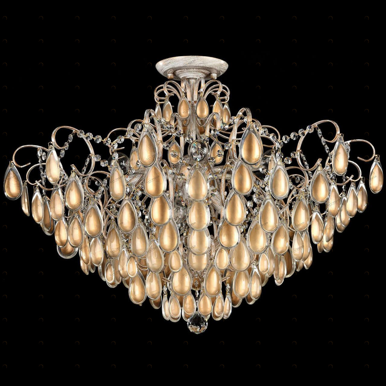 Потолочная люстра Freya Chabrol FR2302-CL-09-WG FREYA ДИЗАЙНЕРСКИЕ, CHABROL 183592 Золотой 