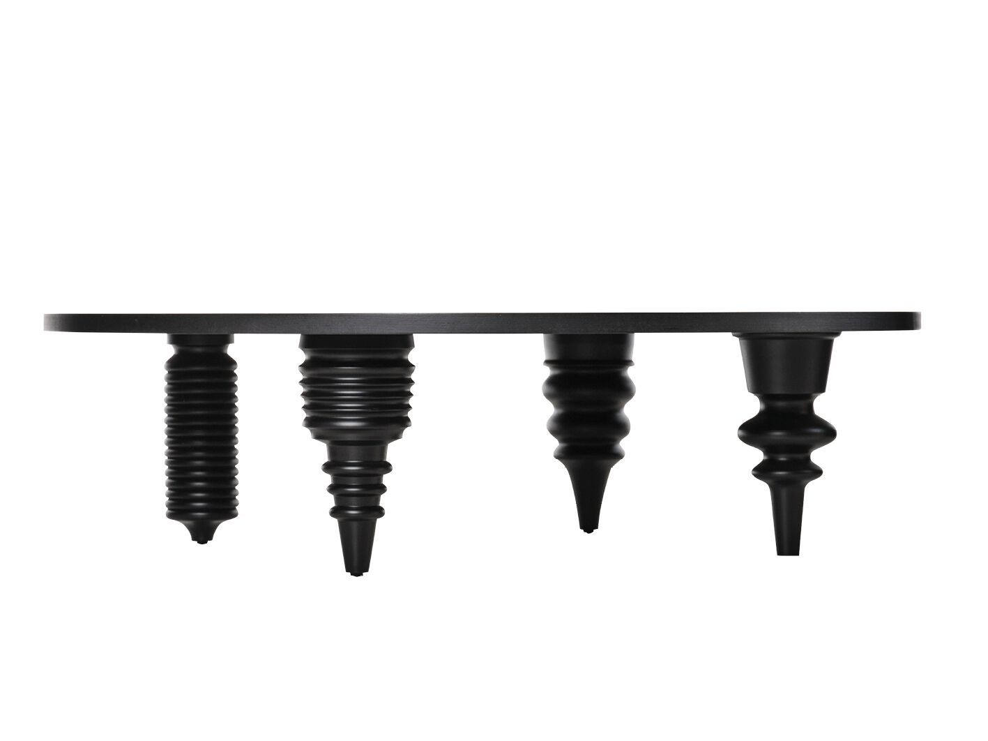 Круглый журнальный столик из ясеня для гостиной BD Barcelona Multileg ARCH-00094674 - Вид №4