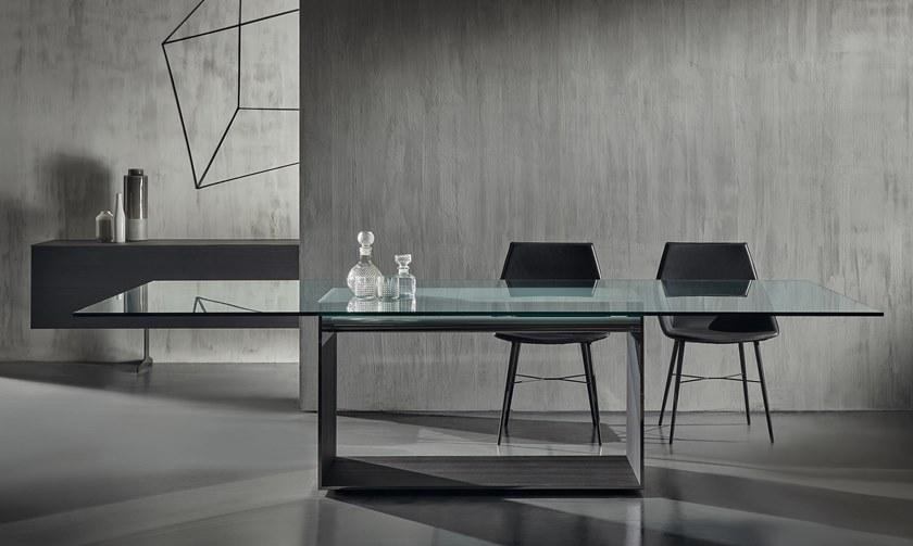 ACERBIS Прямоугольный стол из нержавеющей стали и стекла sun-id-1398072 - Вид №1