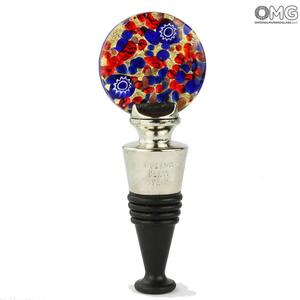 3545 ORIGINALMURANOGLASS Бутылочная пробка Голд + коробочка - муранское стекло OMG  см