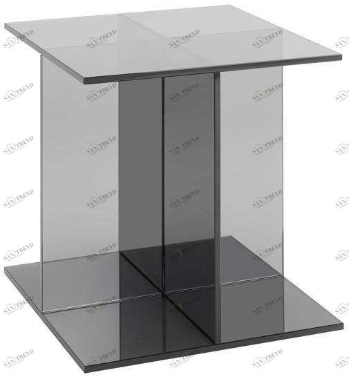 e15 Квадратный стеклянный журнальный столик  Ct08 