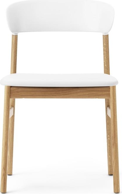 1401018 Herit Обивка для стульев Oak Spectrum Leather White Normann Copenhagen  - Вид №1