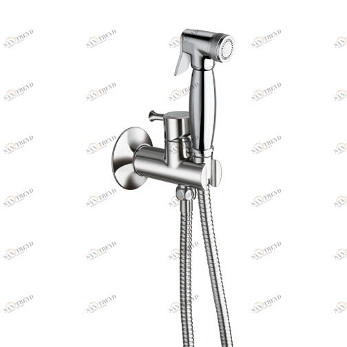 CRIWJ677 Клапан смесителя для унитаза / биде со встроенным держателем трубки для душа и гибким шлангом Cristina Rubinetterie 
