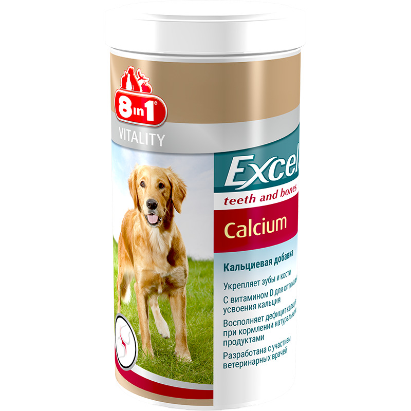 ПР0034321 Кальциевая добавка Excel кальций 1700таб. 8 in 1 8 in 1 Pets 
