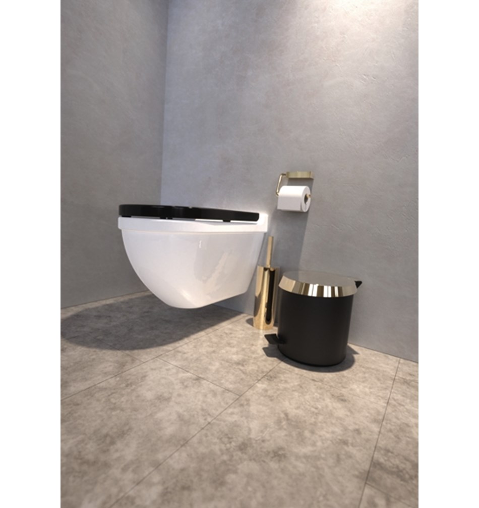 FROST Держатель туалетной бумаги 3 » золото Нержавеющая сталь Золото Q301414560  - Вид №2