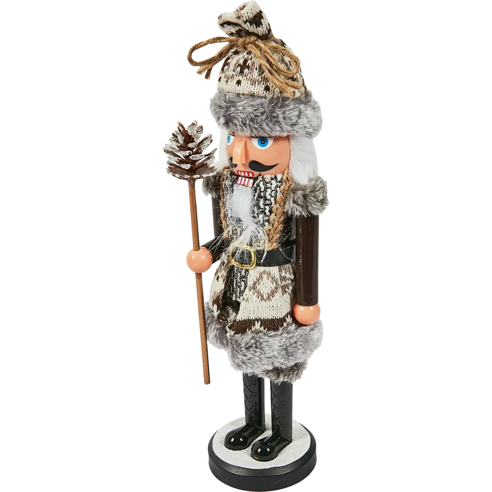 87547372 Декоративная фигура пластиковая Щелкунчик в коричневом 28см STLM-1324638 Santreyd Christmas - Вид №1