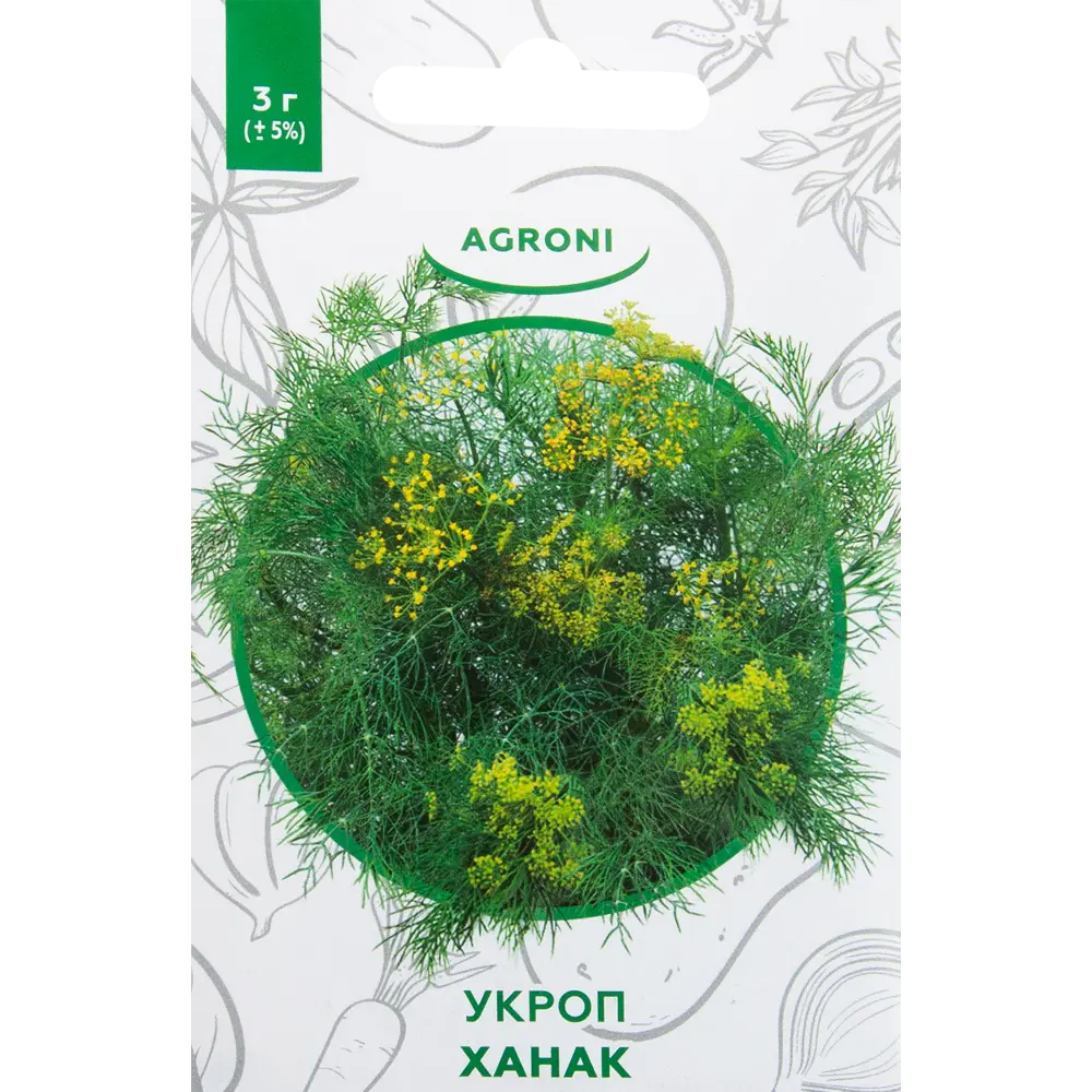 Семена Укроп «Ханак» XS 82457668 STLM-2050817 AGRONI 