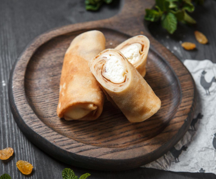 5797 Блины с творогом и изюмом Вкусляндия  - Вид №1