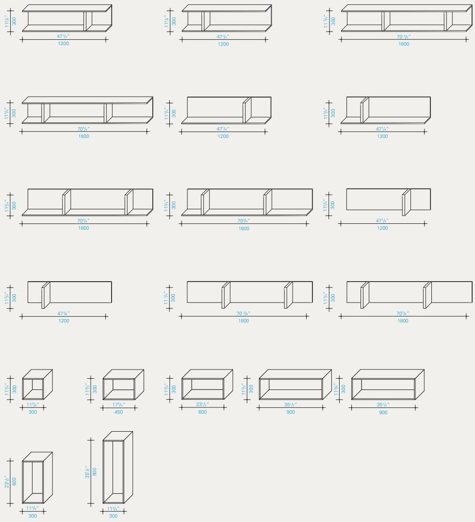 Lema Модульный буфет с распашными дверцами T030 sun-id-1430485 - Вид №14