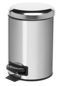 Вёдра с педалью и крышкой Pavo 3L Chrome NAVAKO