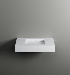 Подвесная раковина Corian® с столешницей