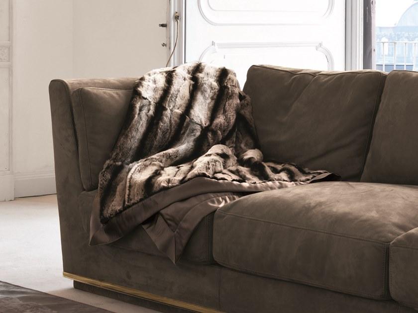 Longhi Однотонный плед из меха Loveluxe sun-id-1367254 - Вид №2