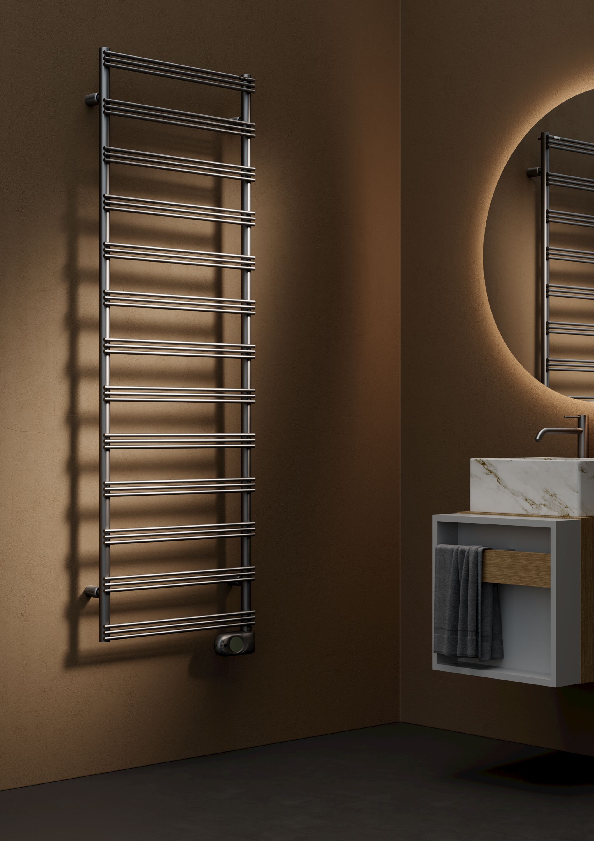 Настенный полотенцесушитель из нержавеющей стали Tubes основы ARCH-00014062