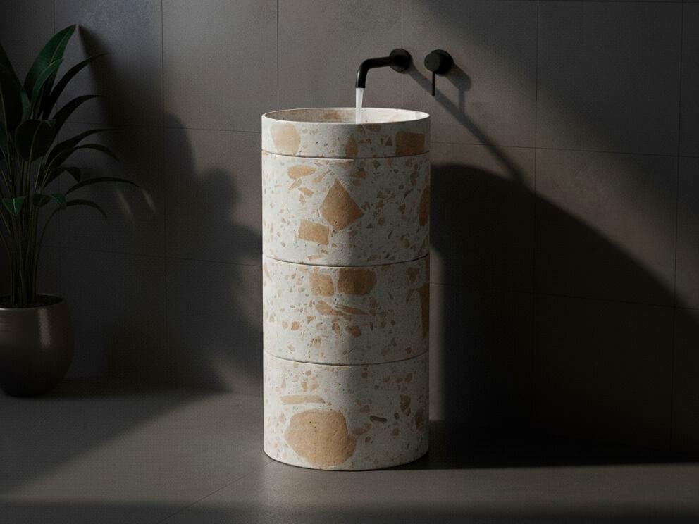 Мраморная круглая раковина Maami Home UNIR ARCH-00030851