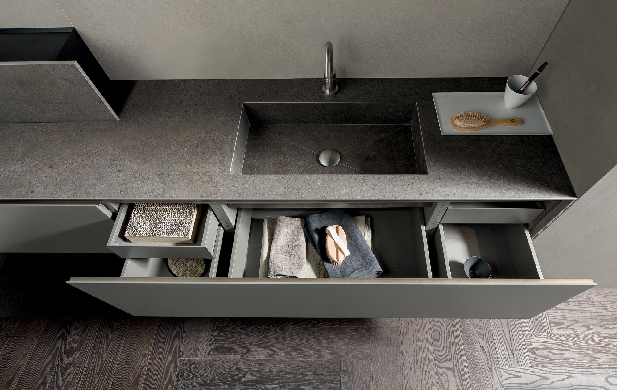 Мебель для ванной комнаты из керамогранита MODULNOVA Skill ARCH-00087547 - Вид №4