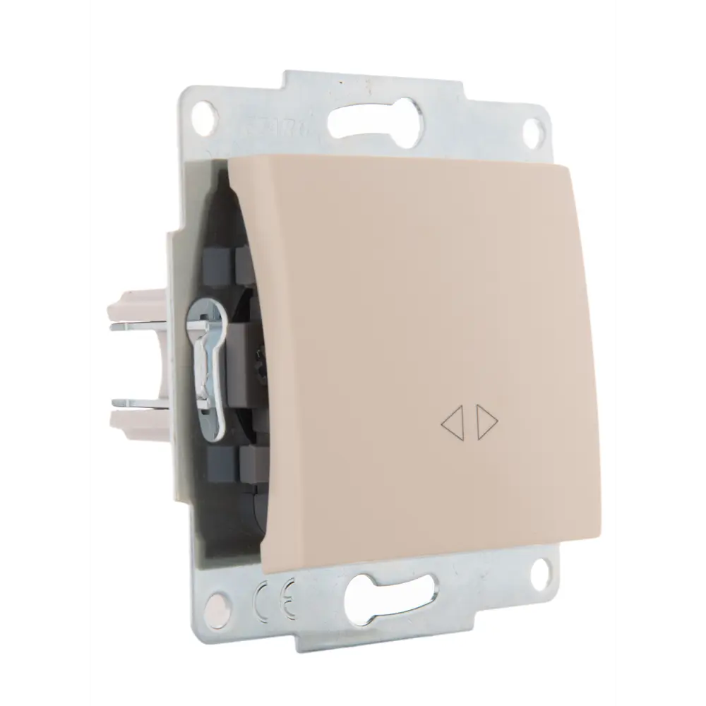 Выключатель промежуточный Lezard Karina цвет кремовый STLM-2013181 - Вид №1