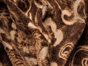 Жаккардовая ткань из вискозы, хлопка и ацетата