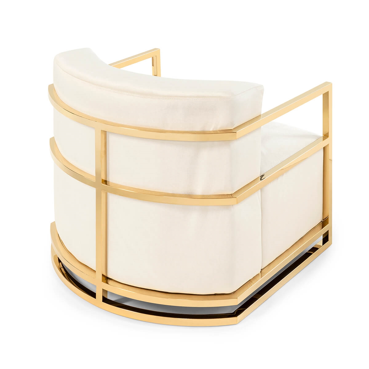 700371-GG ABHIKA КРЕСЛО JUDE GREY/GOLD  - Вид №4