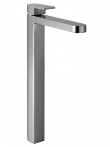 1006WF  Смеситель для раковины на 1 отверстие, высокий изливh. 32,8 cm вылет 17,5 см ручка ограничитель потока воды до 5 л/мин при 3 бар подводка без донного клапана Fantini Rubinetti MARE