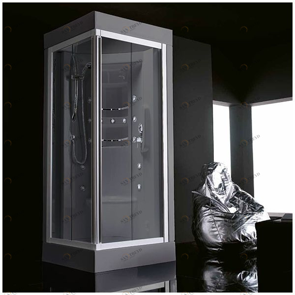 Душевая кабина Gruppo treesse Acquazzurra 80 STI-B7566S-SE белая с гидромассажем угловая левая STIB7566SSE