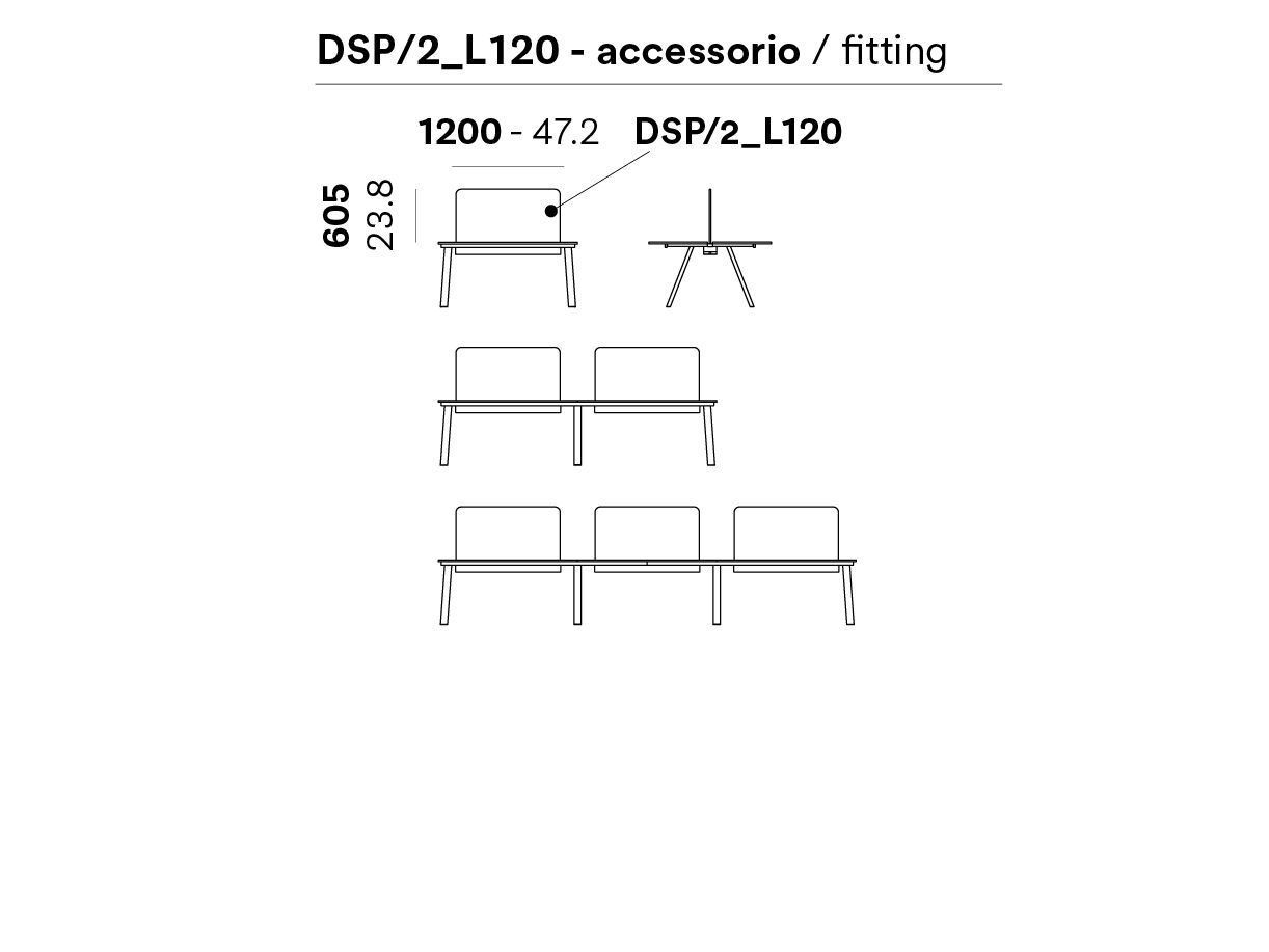 Рабочая станция Pedrali Arki-Table ARCH-00031534 - Вид №12