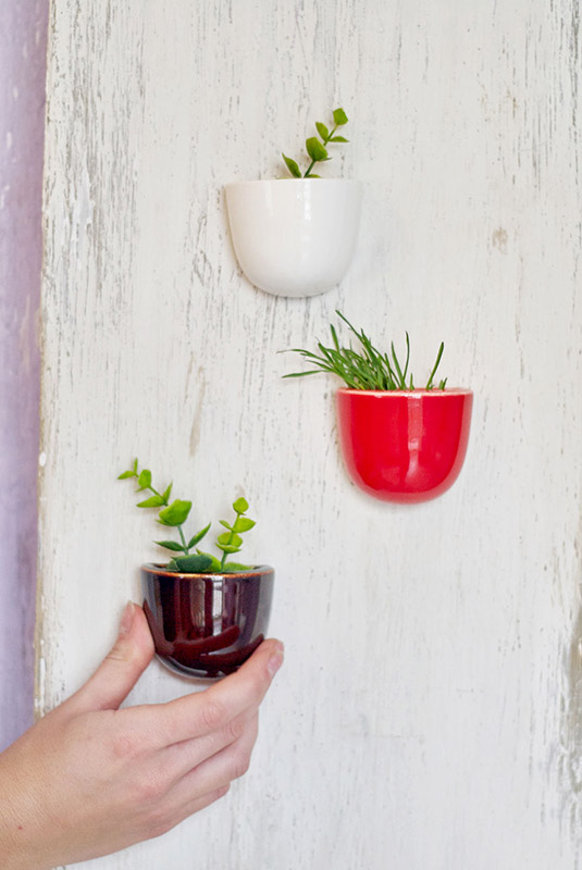 Набор мини-кашпо Pocket красный,белый,черный ЭКОЧЕЛОВЕКИ 4003 - Вид №4