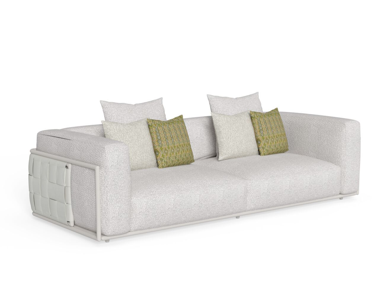 3-местный тканевый садовый диван Talenti Tressé ARCH-00007330 - Вид №2