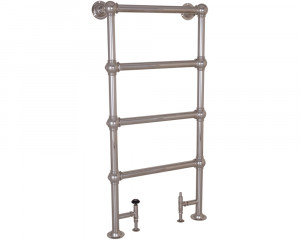 TOW009 Стальная вешалка для полотенец Colossus, никель - 1300 мм x 650 мм Сarronheating