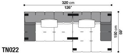B&B Italia Модульный тканевый диван Tufty-too sun-id-1436231 - Вид №18