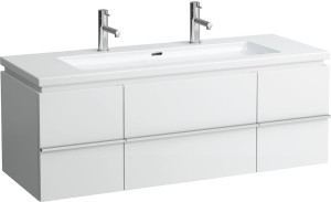 H4013120755481 Шкафчик под раковину, для раковин 816435, 2 выдвижных ящика, 2 дверцы, 2 стеклянные полки LAUFEN PRO