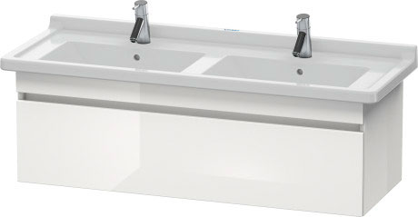 DS639005353 Тумбочка подвесная DuraStyle #DS6390 1200 x 470 мм Каштан темный, декор Duravit - Вид №2
