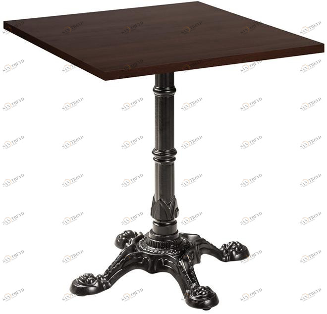 2620 Стол Bistrot Venge 80*80 R-HOME 940405+401119_венге