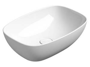 Керамическая столешница прямоугольная раковина