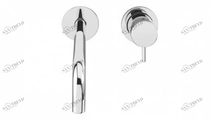 T1.16B Смеситель для раковинины настенный с автоматическим клапаном Waterrevolution Line FLOW Water Evolution 