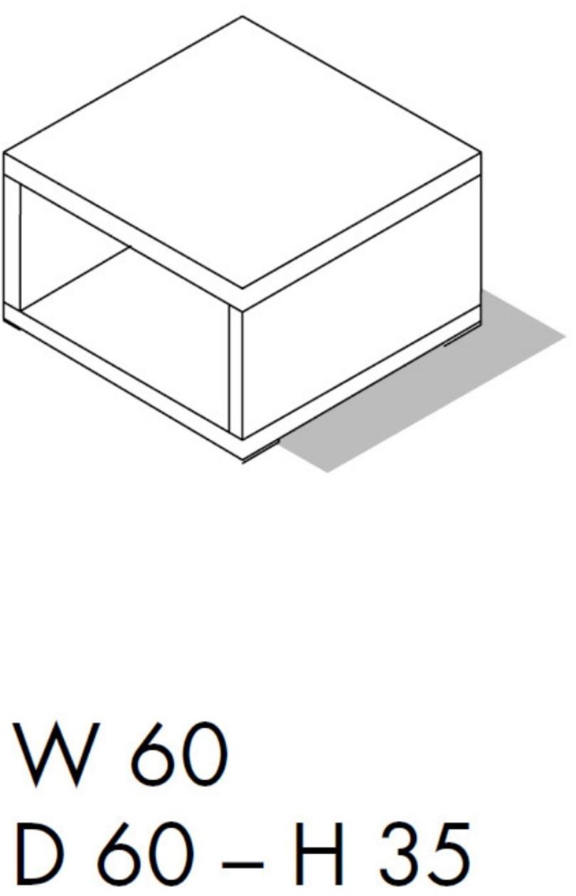 Sinetica Модульный квадратный стол с вещевым ящиком sun-id-1503042 - Вид №11