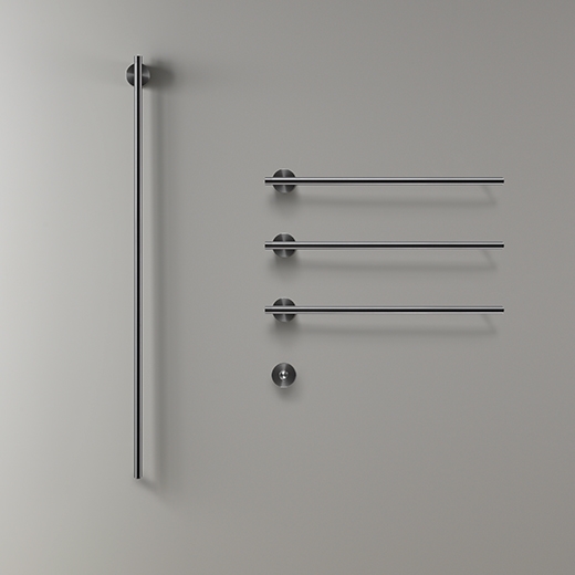 Электрический полотенцесушитель Л. 580 мм и L. 1,060 мм, кнопка питания включена  EQB54 CEADESIGN  - Вид №1