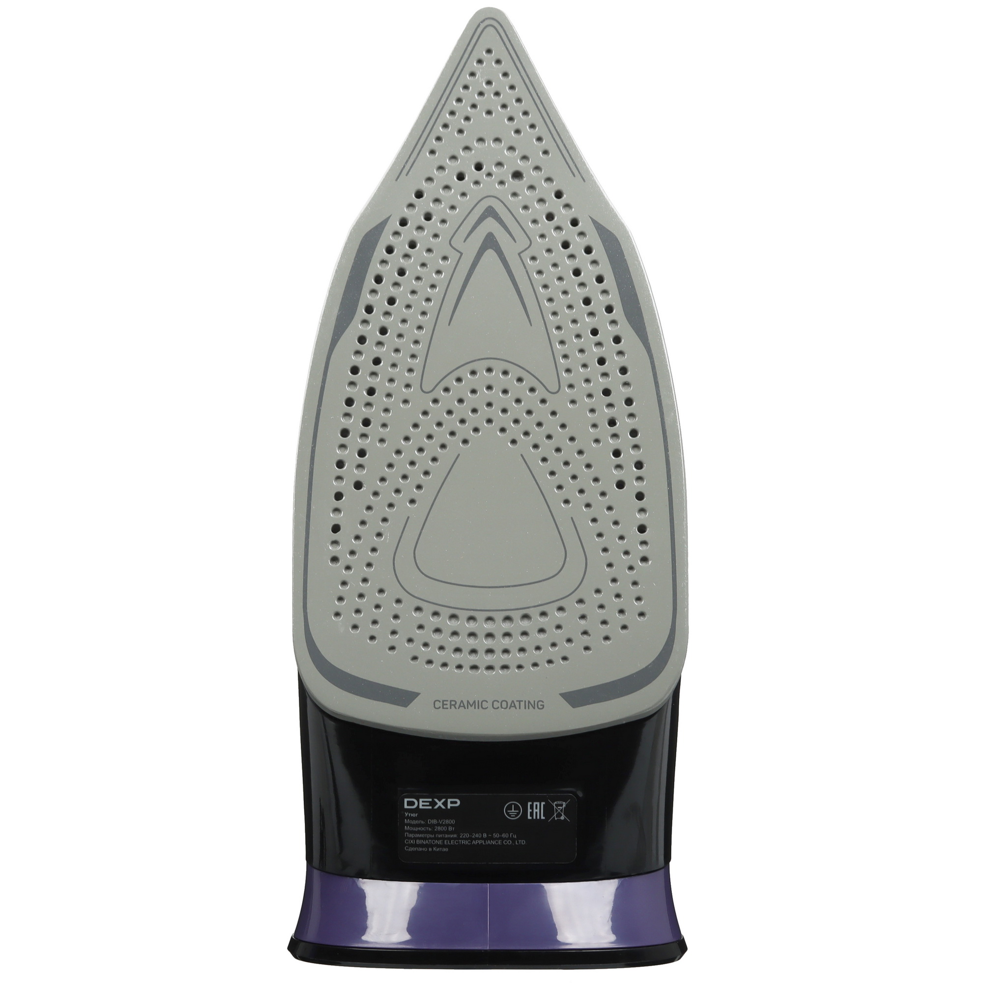 9112515 Утюг DEXP DIB-V2800 фиолетовый STDN-0023462 - Вид №3