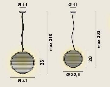 Rotaliana Светодиодный подвесной светильник из поликарбоната Flow sun-id-1420575 - Вид №2