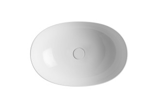 Керамическая столешница овальная раковина