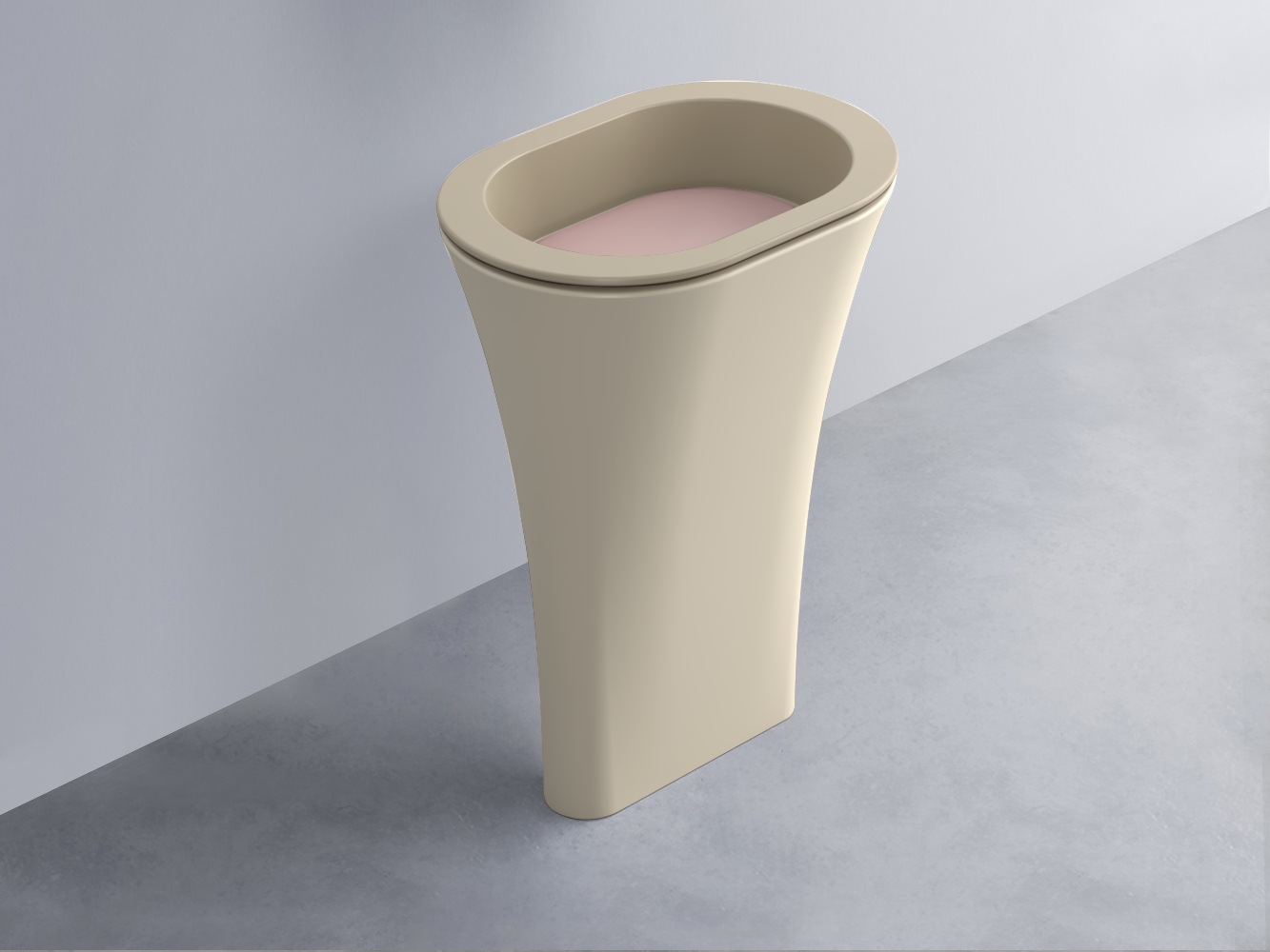 AMLA65-AV+AMPILO-CP+AMCOLO-LN Раковина Amedeo Ovale отдельностоящая cielo Enjoy + Amedeo Ceramica Cielo