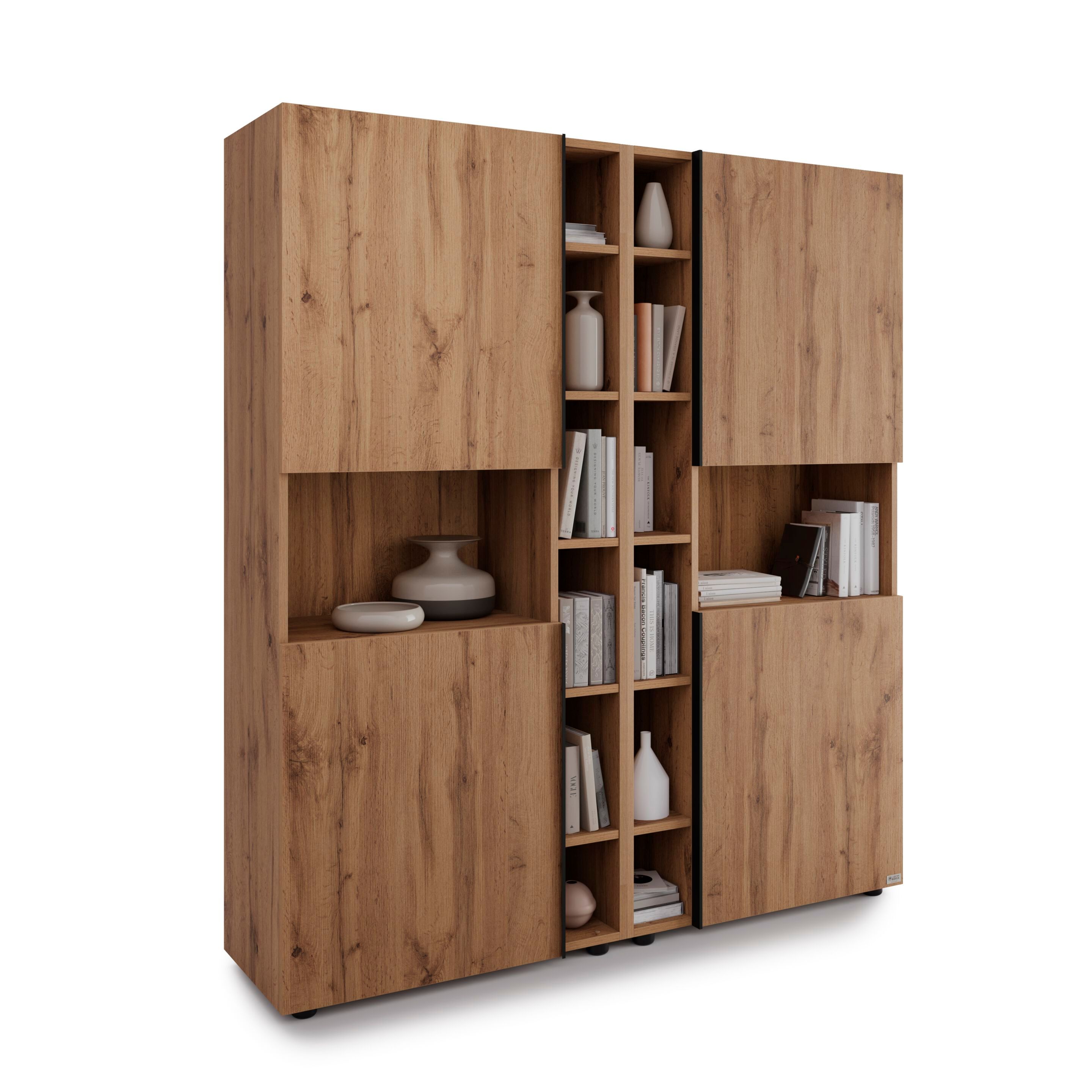 Настенный книжный шкаф из меламинированного материала Mobili Fiver ROMINA ARCH-00138664 - Вид №57