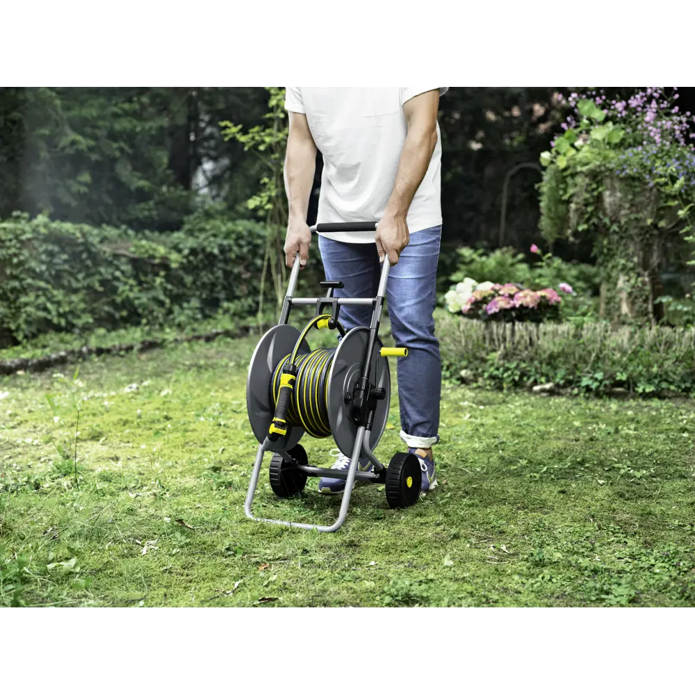 Катушка для садового шланга Karcher до 80м пластик черный 82541649 STLM-2057734  - Вид №4