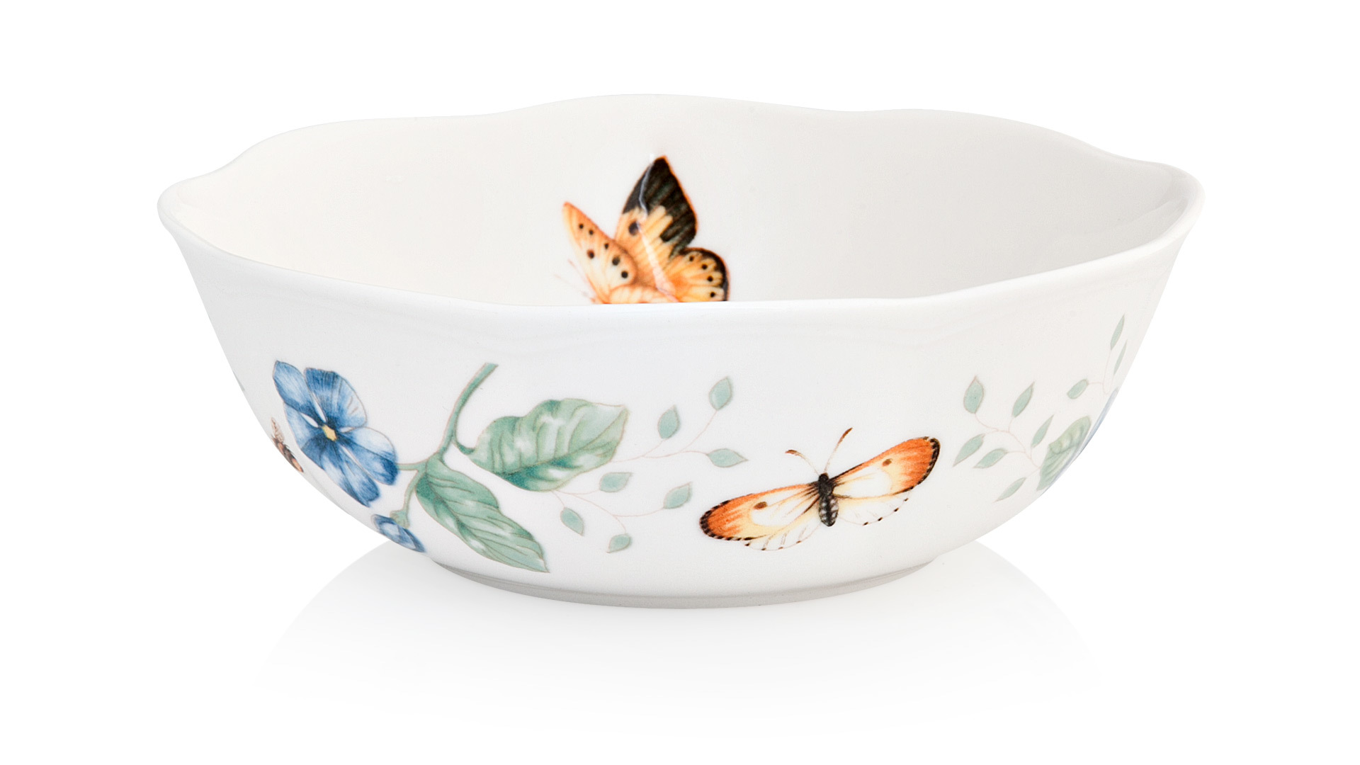 10524889 Lenox Салатник круглый Lenox "Бабочки на лугу" 16см Фарфор  - Вид №1