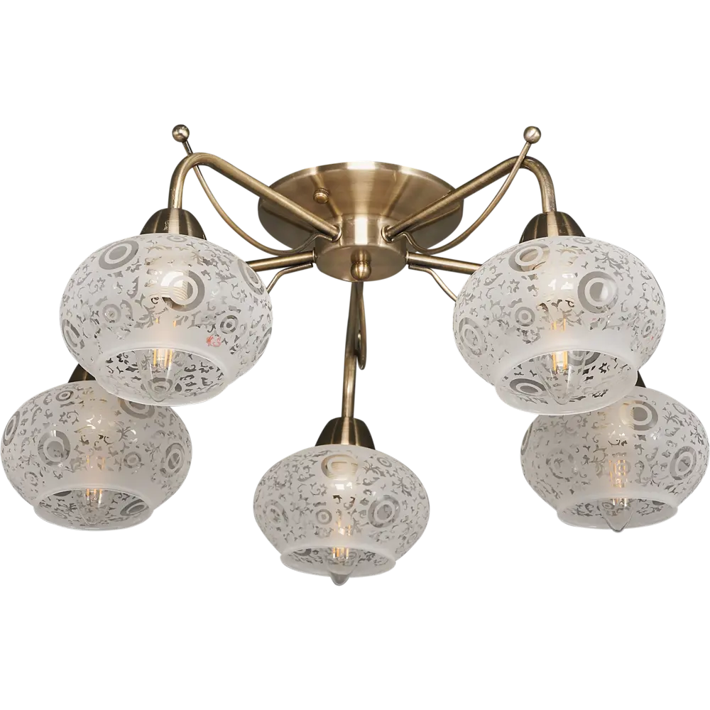 Люстра Josefin 5хЕ14х60 Вт цвет бронза LAMPLANDIA STLM-2212043