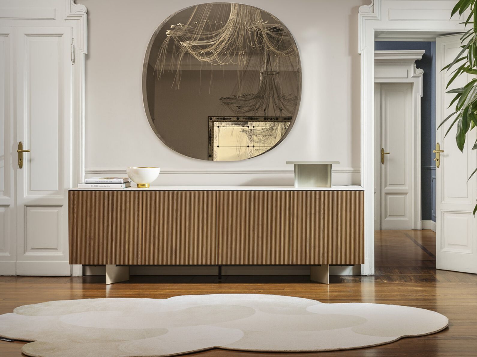 Полиамидный ковер с длинным ворсом Calligaris CURVED ARCH-00134971 - Вид №2