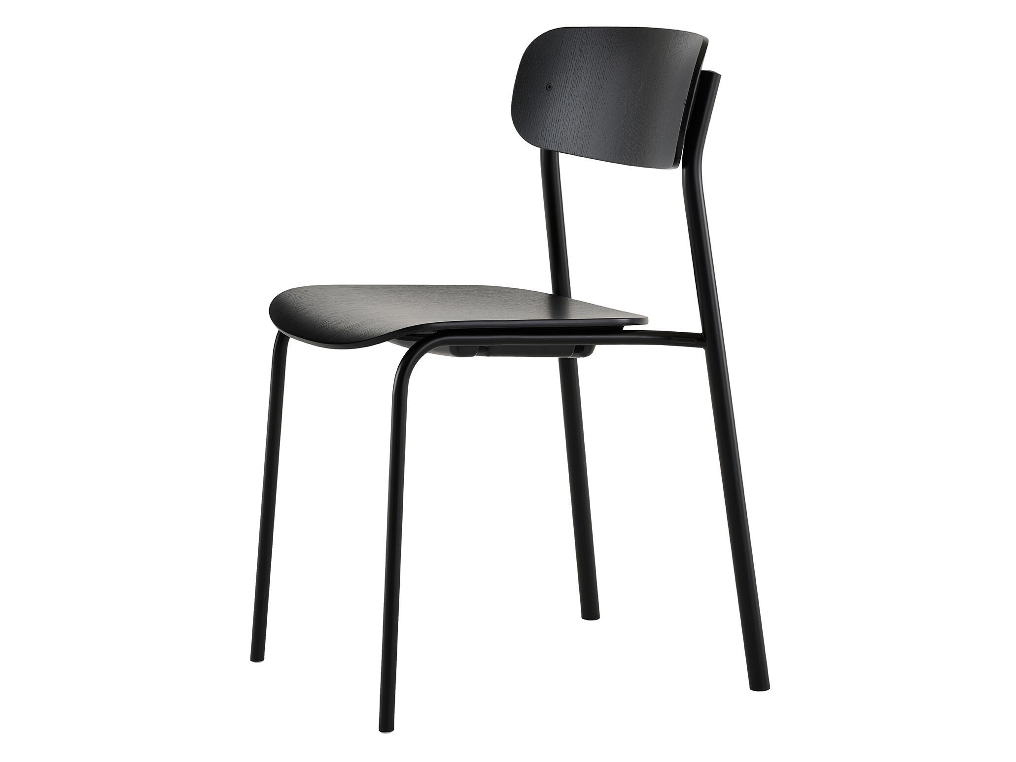 Штабелируемый стул из стали и дерева с открытой спинкой THONET S 243 ARCH-00060338 - Вид №2