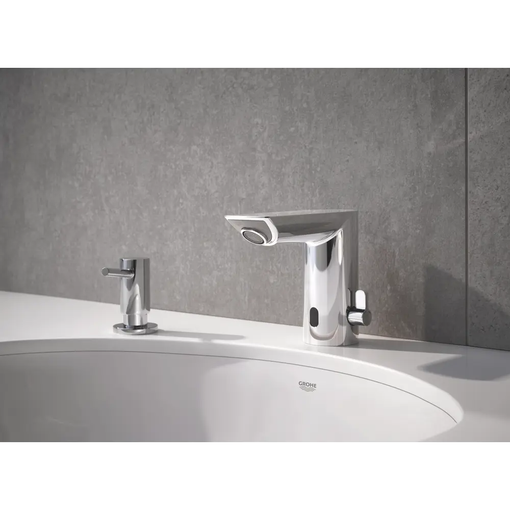 Смеситель для раковины Grohe Bau Cosmopolitan E 36451000 сенсорный цвет хром 82199448 STLM-2058949 - Вид №8