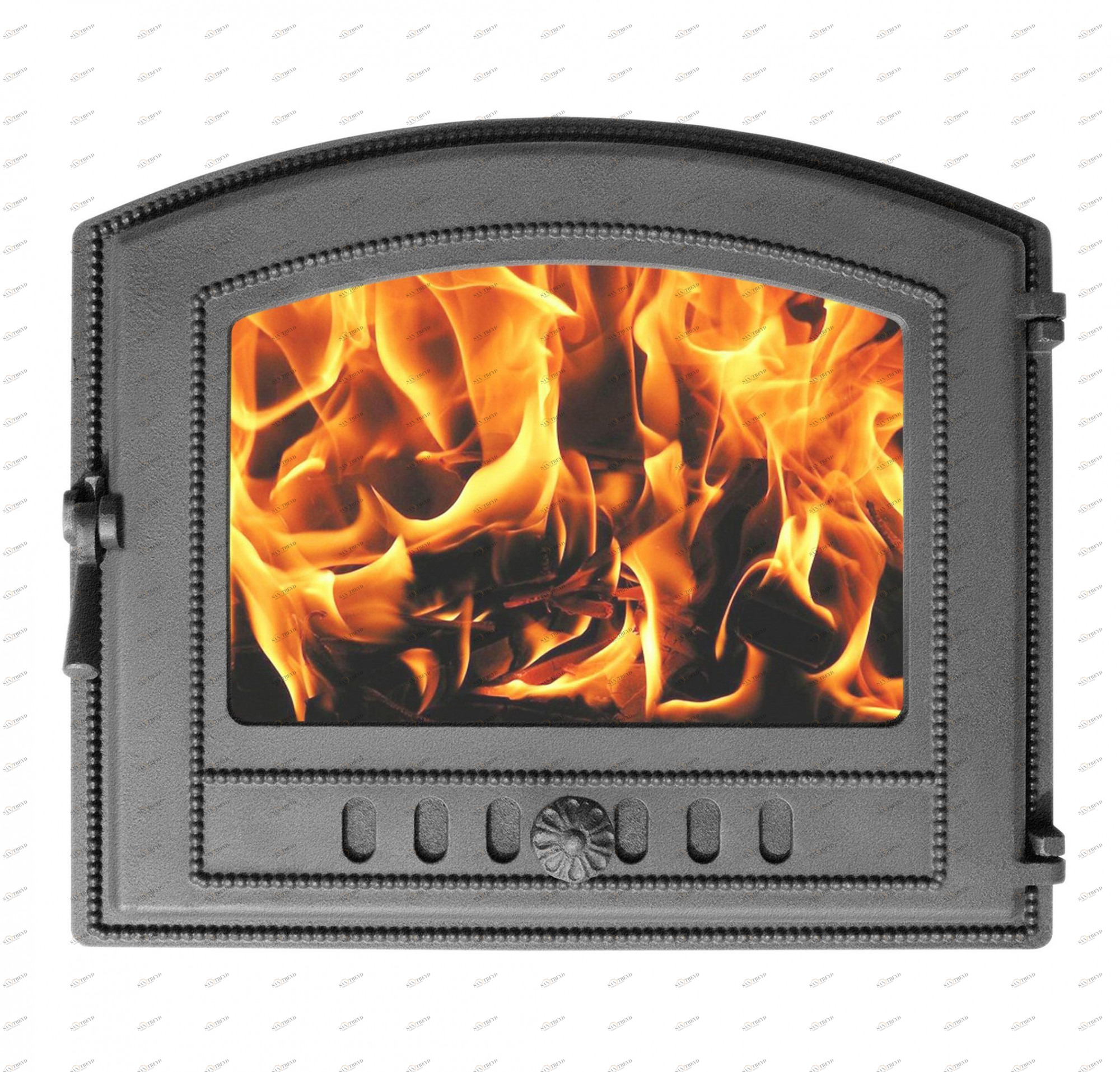 Дверка каминная Везувий 224 со стеклом 2404