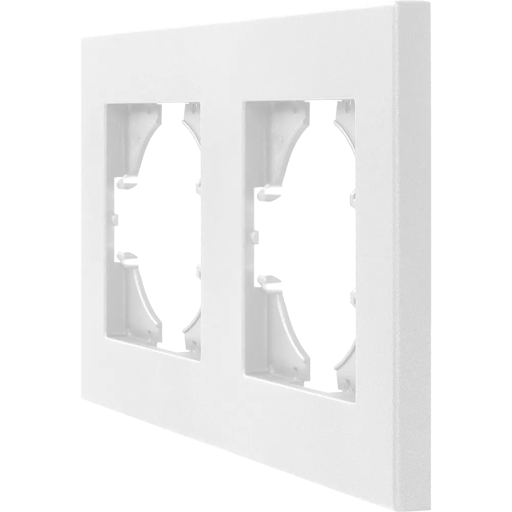 Рамка GUSI Electric City для розеток и выключателей - 2 поста, белая 84695702 Ugra STLM-0053801 - Вид №2