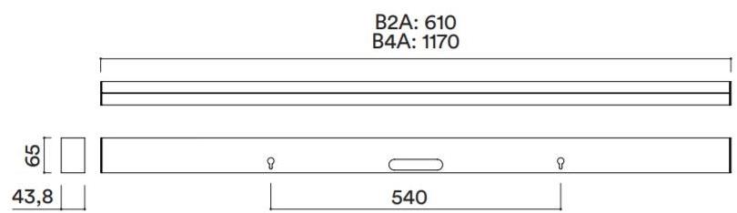 HER Светодиодный настенный светильник из алюминия с порошковым покрытием Nit B2a / b4a - Вид №3